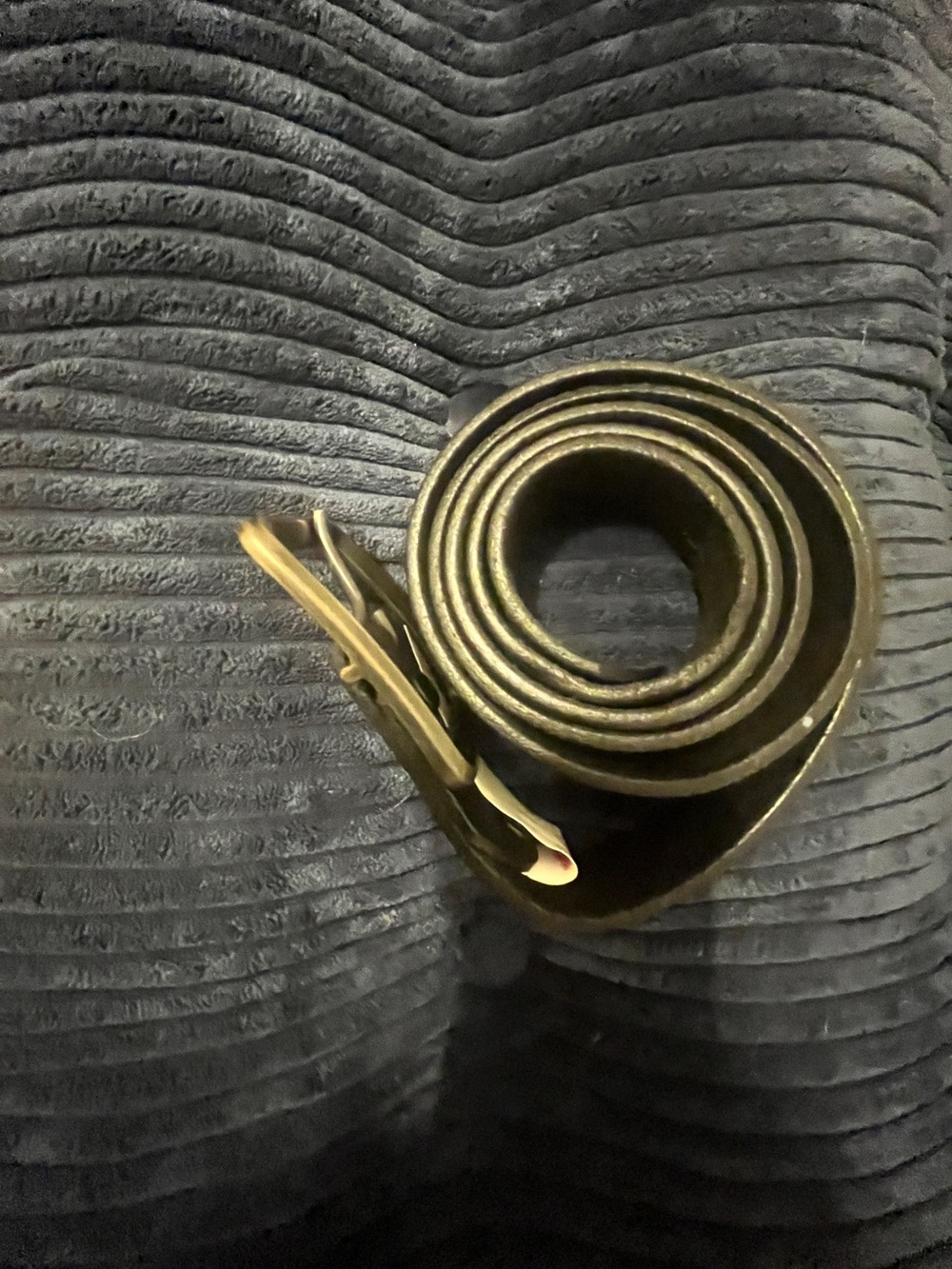 Justin Black Leather Men Belt